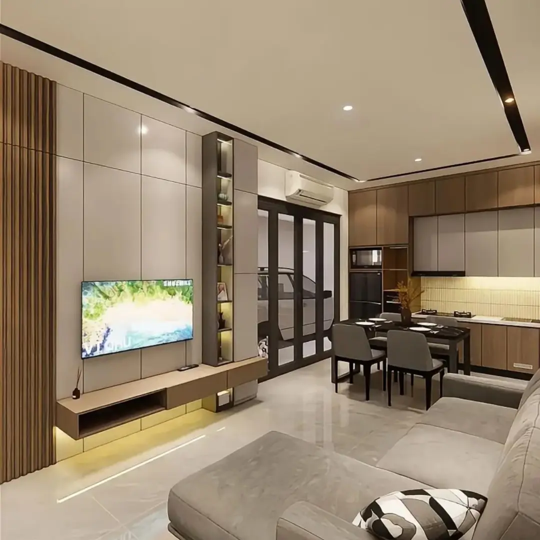 Desain ruang tamu minimalis modern