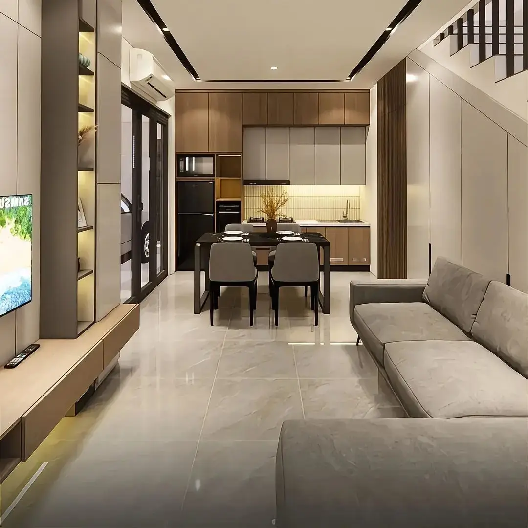 Desain interior bergaya open space